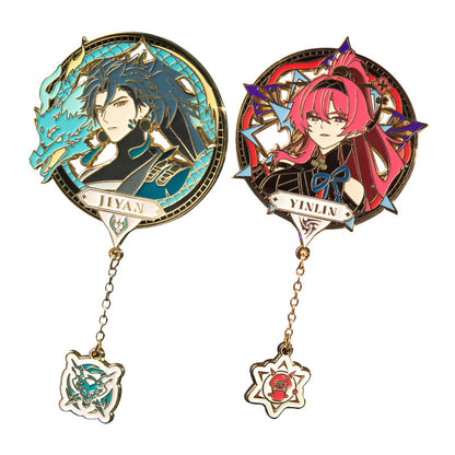 wuthering waves resonator theme metal badge ACG GO