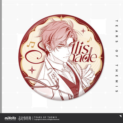 Tears of Themis Stellis Serenade Series Photolithographic Two-color Line Drawing Style Badge