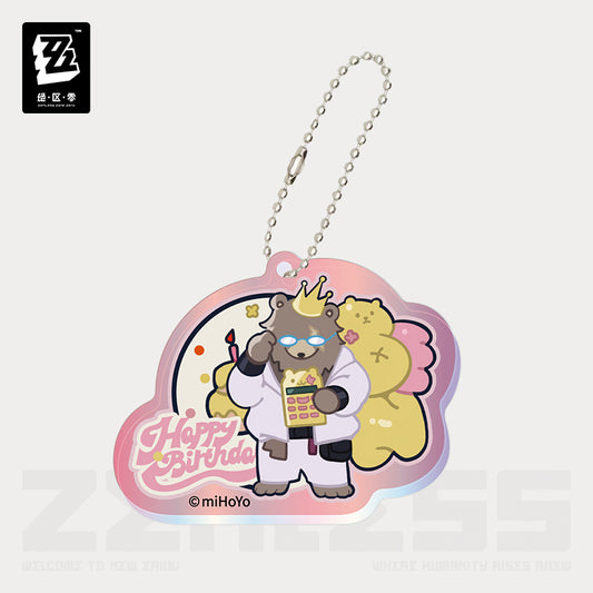 Zenless Zone Zero HB2U Series Ben Bigger Chibi Acrylic Pendant Vol. 2 (Not For Sale)