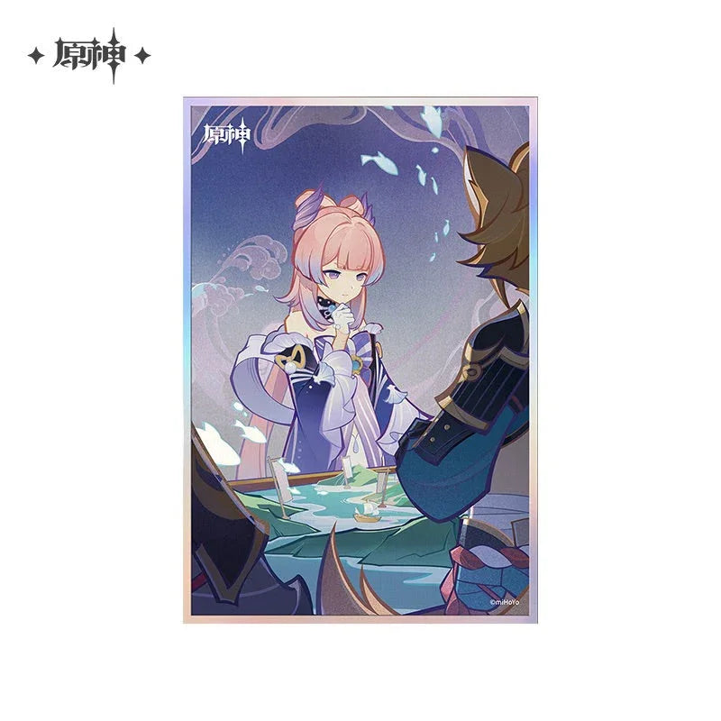 Genius Invokation TCG Series Shikishi Cardboard Genshin Impact Strategize ACG Go Anime www.acg-go.com Badge, Diluc, Ganyu, Genshin Impact, Kamisato Ayaka, Kamisato Ayato, Klee, Sangonomiya Kokomi, Shenhe