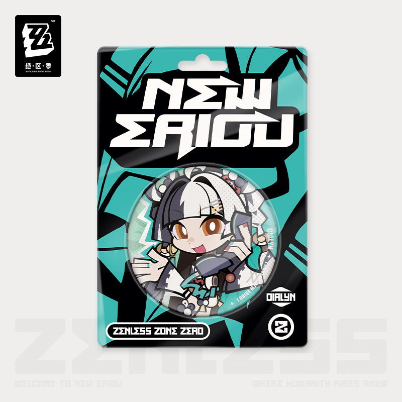 Zenless Zone Zero New Eridu Series Krampus Chibi Tinplate Badge