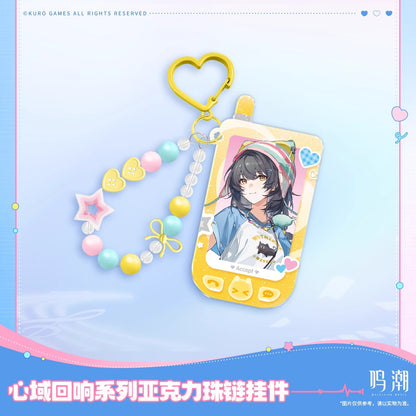 Somnoire Echoes Series Acrylic Bead Bracelet Keychain (Rover, Cartethyia, Lupa)