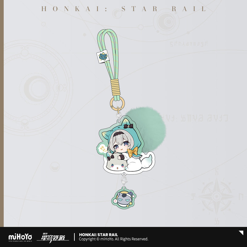 Honkai: Star Rail Girls' Dormitory Series Chibi Acrylic Keychain