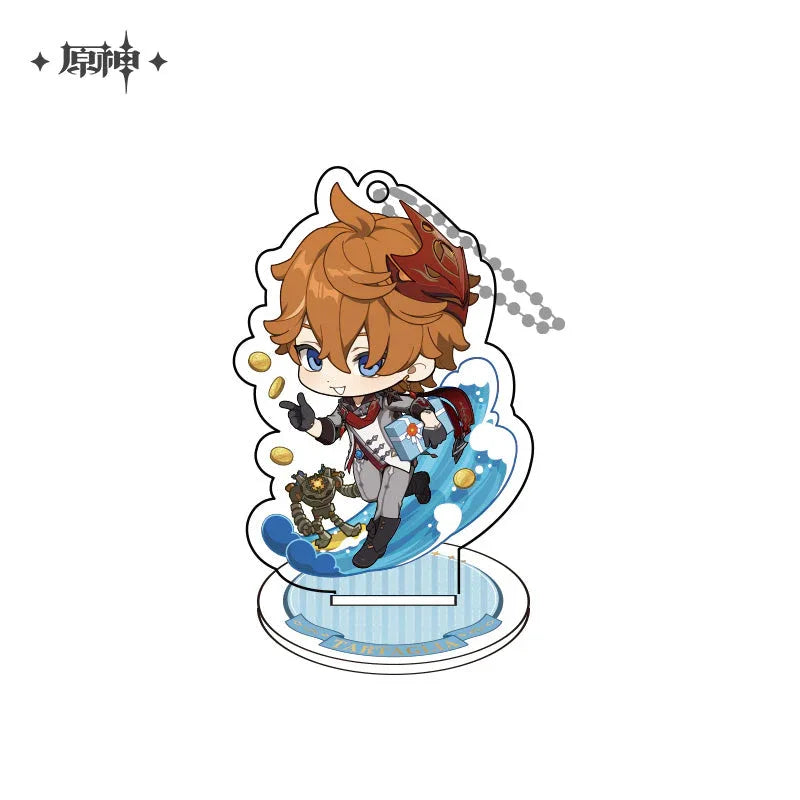 Ultimate Gift Series Merch Genshin Impact Stand Pendant / Tartaglia ACG Go Anime www.acg-go.com Badge, Barbara, Ganyu, Pendant & Keychain, Plush, Stand, Tartaglia, Theme Artwork, Zhongli
