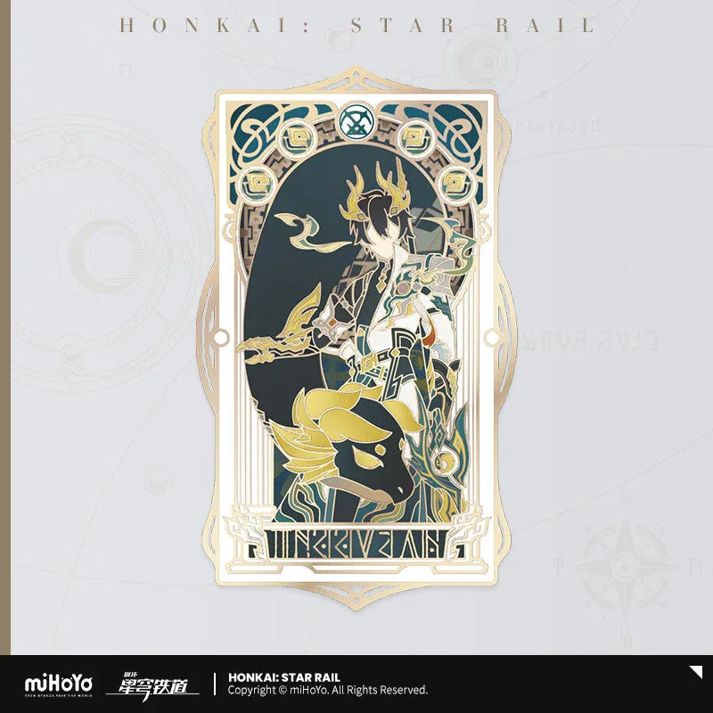 Honkai: Star Rail As I Wrote Series Metal Bookmark