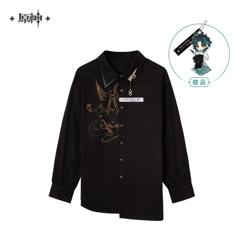 xiao bane of all evil asymmetrical shirt ACG GO
