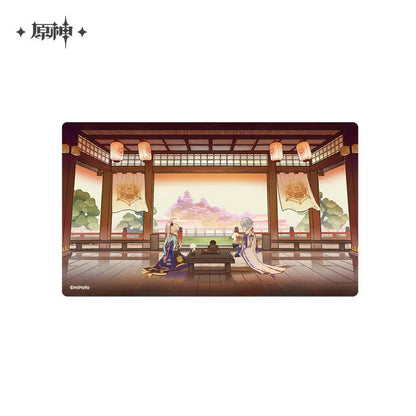 Floating World Under the Moonlight Series Transparent Cards Genshin Impact Zephyr of the Violet Garden ACG Go Anime www.acg-go.com Art Decor, Card