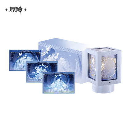 Genshin Impact Selenic Chronicles Series Rotating Paper Sculpture Night Light Music Gift Box