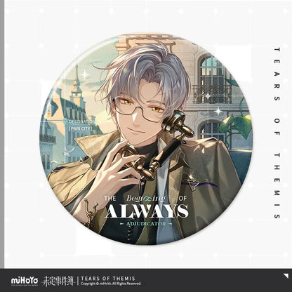 Tears of Themis The Beginning of Always Series Tinplate Badge Vyn Richter ACG Go Anime www.acg-go.com Artem Wing, Badge, Luke Pearce, Marius von Hagen, Tears of Themis, Vyn Richter