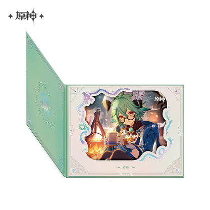 Genshin Impact The Day of Destiny Series Flip Page Window Shikishi Cardboard 2025