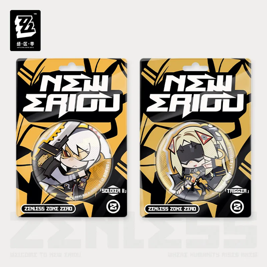 New Eridu Series Obol Squad Chibi Tinplate Badge