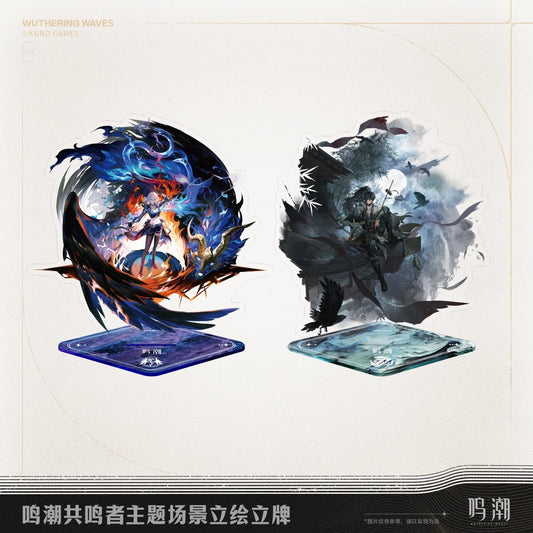 Resonator Theme Scene Acrylic Stand (Galbrena, Qiuyuan)