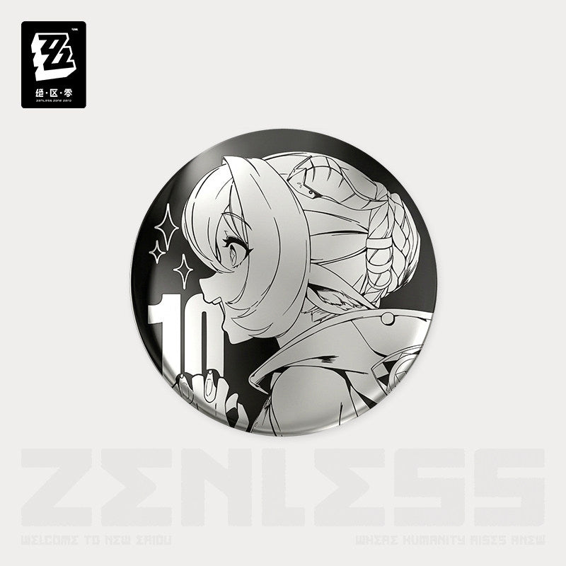Zenless Zone Zero Time Signal Research Series Metallic Mirror Badge Vol.2
