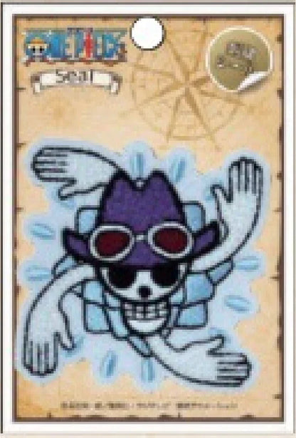 Embroidered Skull Badge One Piece Robin ACG Go Anime www.acg-go.com Badge, Monkey D. Luffy