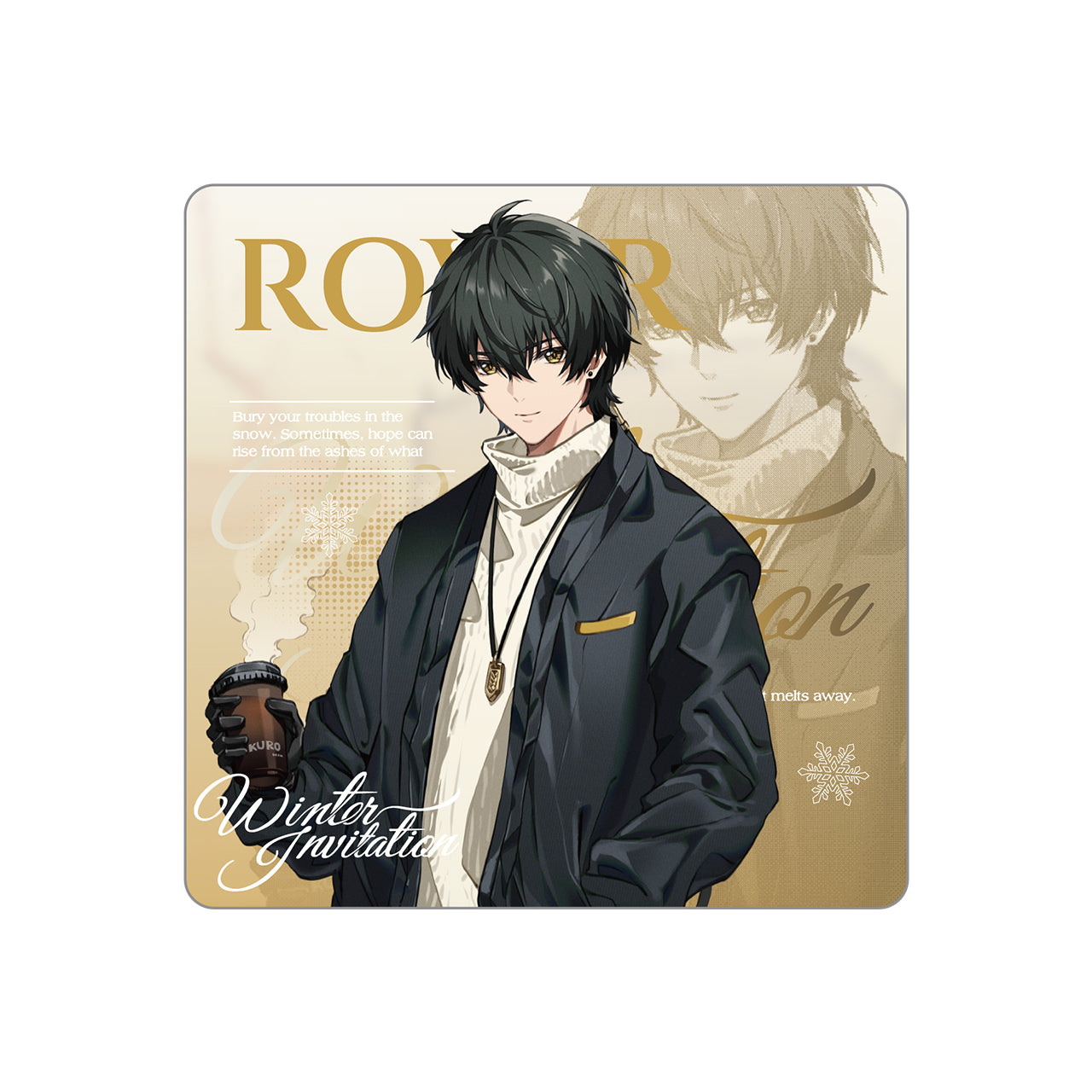 Winter Invitation Series Acrylic Block