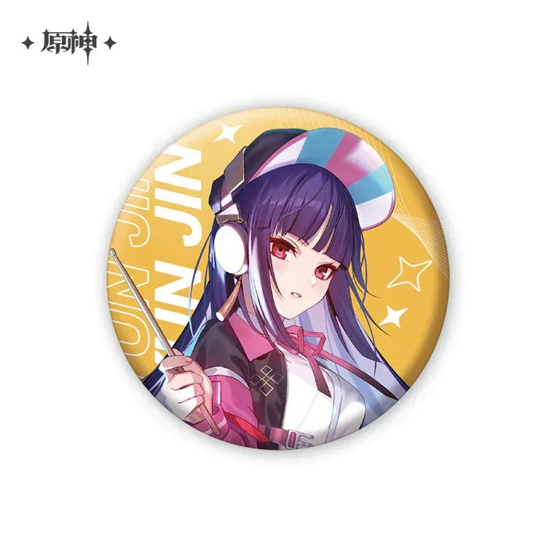 Genshin Impact Genshin Concert 2022 Series Badge Yunjin ACG Go Anime www.acg-go.com Badge, Barbara, Kaedehara Kazuha, Shenhe, Theme Artwork, Xinyan, Yae Miko, Yunjin