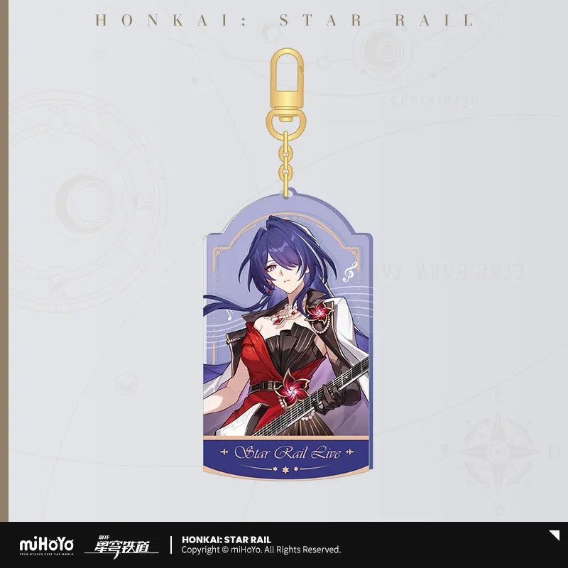 LIVE Series Quicksand Acrylic Keychain