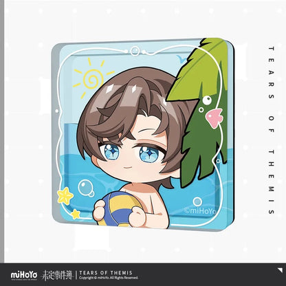 you le water world series chibi oil injected acrylic refrigerator magnet ACG GO