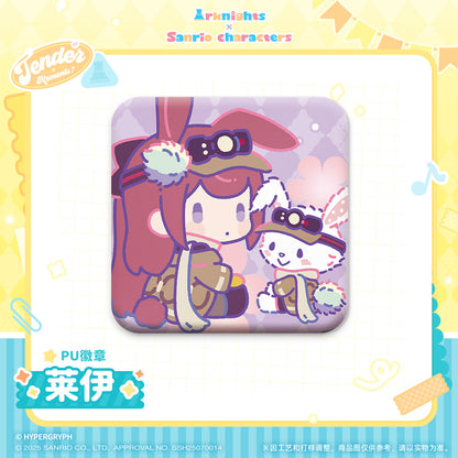 x Sanrio Family PU Badge