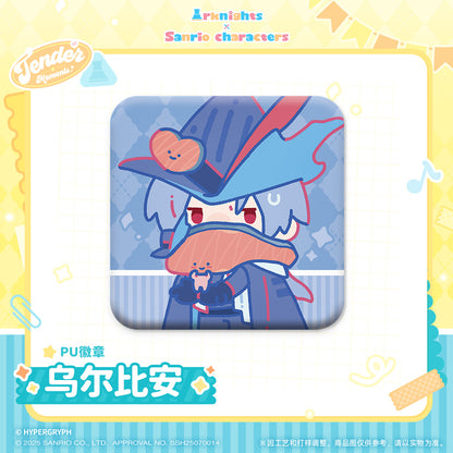 Arknight x Sanrio Characters PU Badge