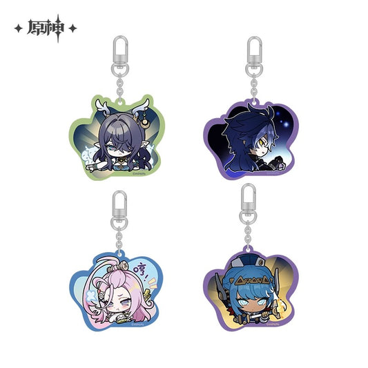 Nod-Krai Chibi Emojis  Series Acrylic Keychain