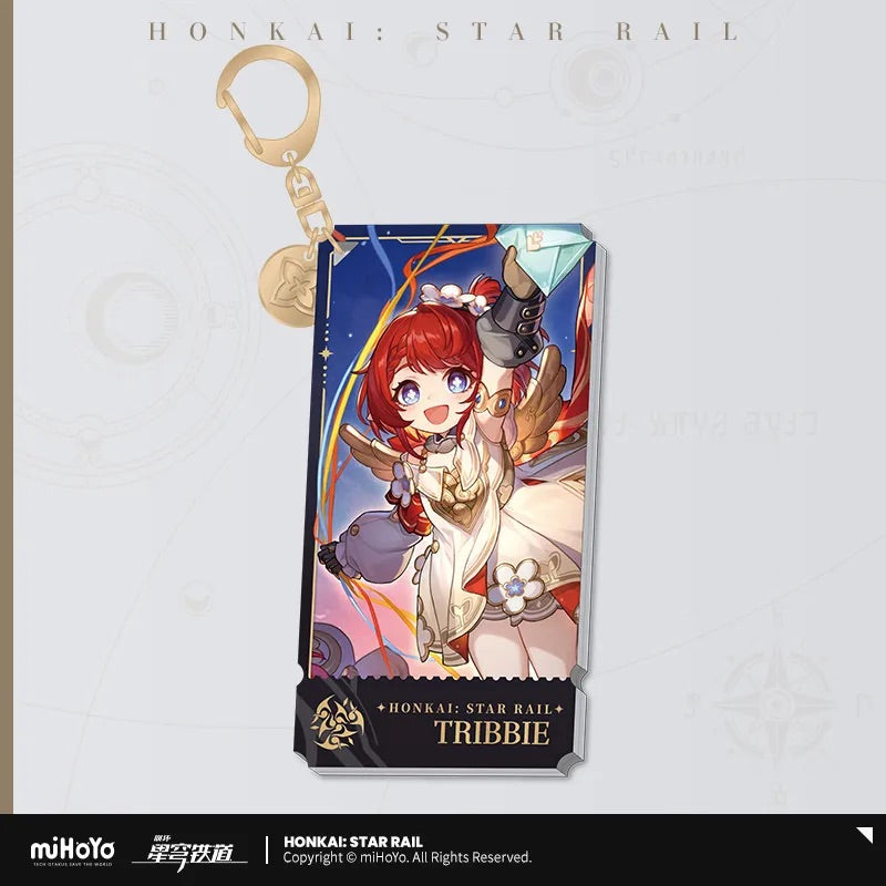 The Harmony Character Warp Artwork Acrylic Keychain