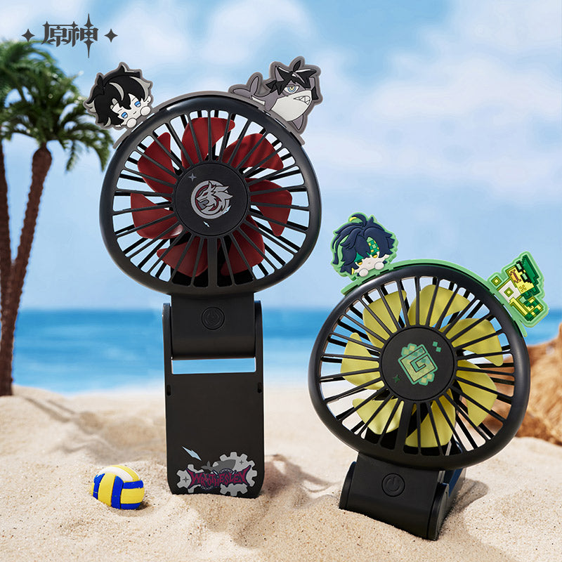 Genshin Impact Midsummer Party Series Foldable Portable Handheld Fan