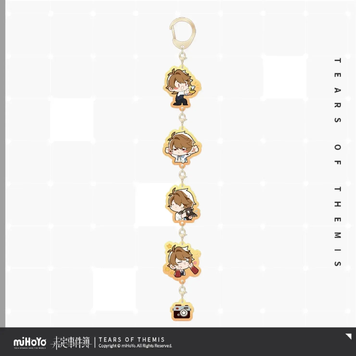Tears of Themis Yue Ding Zhi Ri Series Chibi Acrylic Keychain Luke Pearce ACG Go Anime www.acg-go.com Artem Wing, Luke Pearce, Marius von Hagen, Pendant & Keychain, Vyn Richter