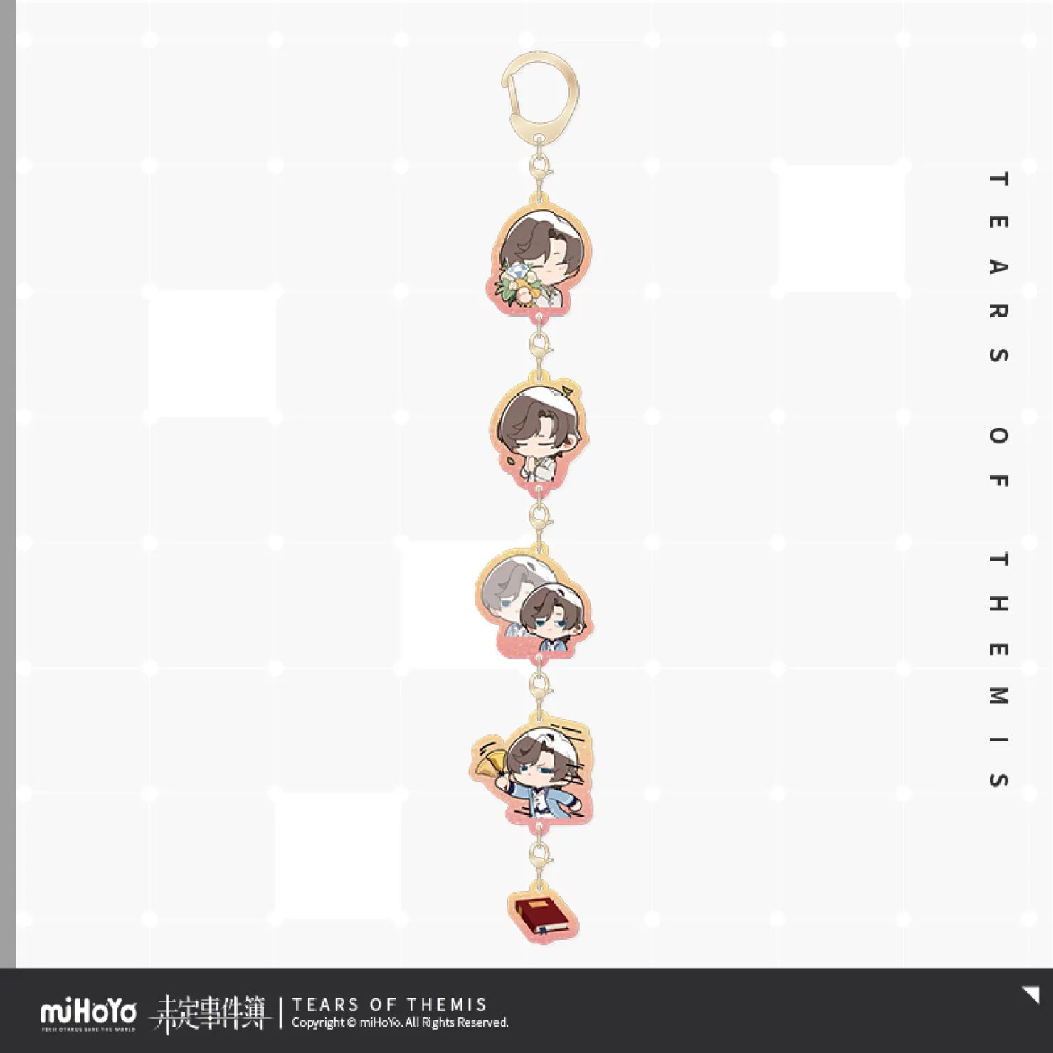 yue ding zhi ri series chibi acrylic keychain ACG GO