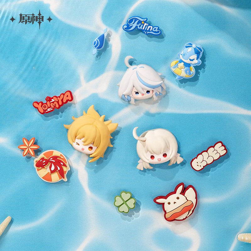 Genshin Impact Midsummer Party Series Clogs and Shoe Charm Set