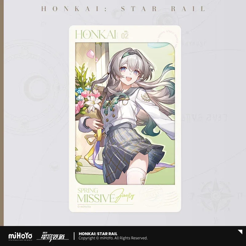 Firefly Spring Missive Series Imitation Film Card Honkai: Star Rail (Not For Sale) Not For Sale ACG Go Anime www.acg-go.com Cardboard, Firefly, Freebie
