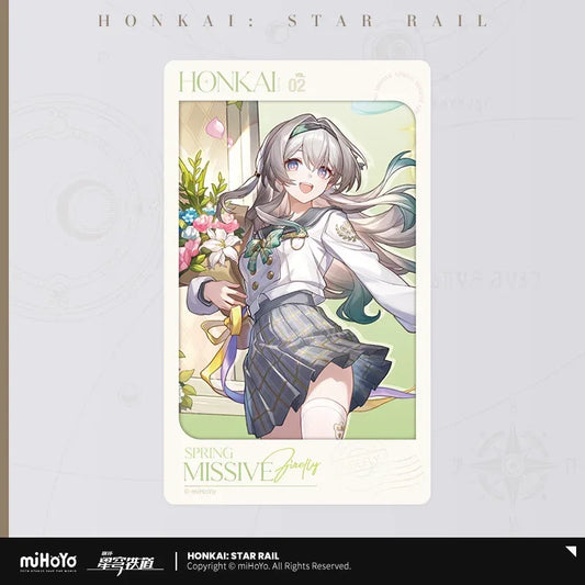 Firefly Spring Missive Series Imitation Film Card Honkai: Star Rail (Not For Sale) Not For Sale ACG Go Anime www.acg-go.com Cardboard, Firefly, Freebie