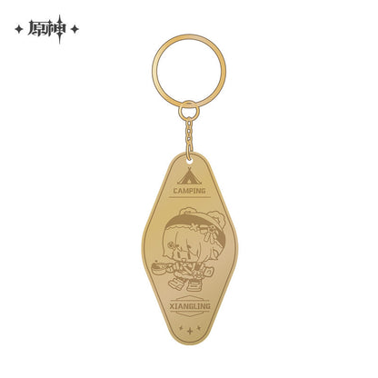Go Camping Series Metal Pendant