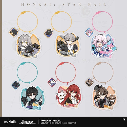 Little Cat Series Acrylic Keychain