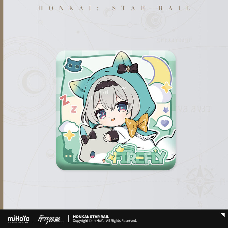 Honkai: Star Rail Girls' Dormitory Series Chibi Square Badge