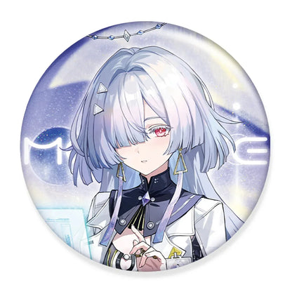 Wuthering Waves Deep Space Series Tinplate Badge (Chisa, Lynae, Mornye) Mornye ACG Go Anime www.acg-go.com Badge, Chisa, Lynae, Mornye, Wuthering Waves