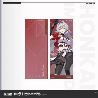 Honkai Impact 3rd Portrait Series Laser Ticket Vol.2 Helia ACG Go Anime www.acg-go.com Coralie, Dream Seeker, Helia, Honkai Impact 3rd, Lantern, Senadina, Songque, Thelema, Ticket
