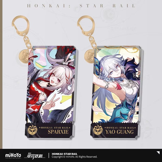 Honkai: Star Rail The Elation Character Warp Artwork Acrylic Keychain