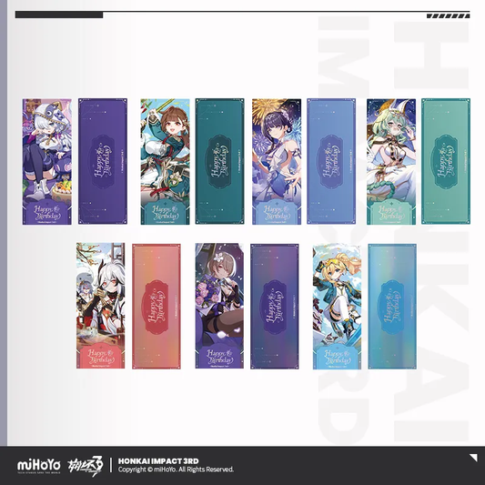 2025 Happy Birthday Series Laser Ticket Honkai Impact 3rd