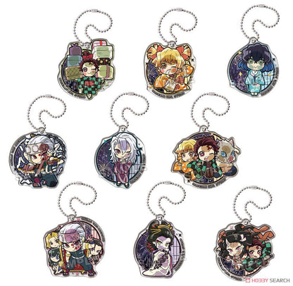 Demon Slayer Deforme Acrylic Yukaku Ver. Keychain