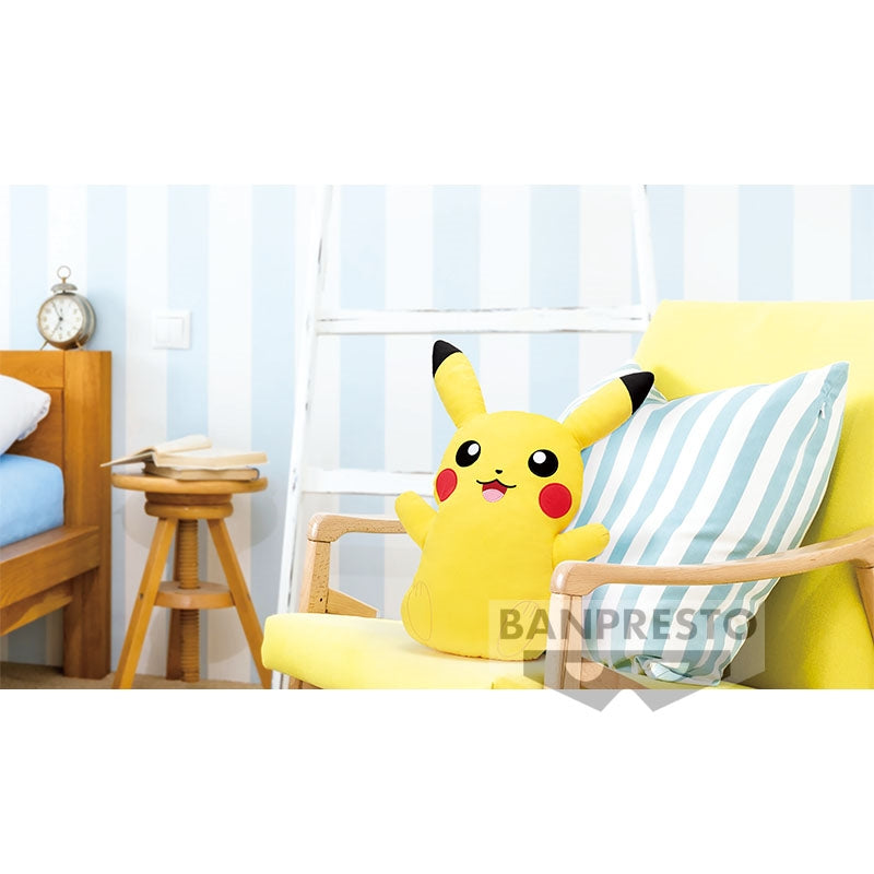 BANPRESTO Pokemon Pikachu Huge Cushion Plush Toy