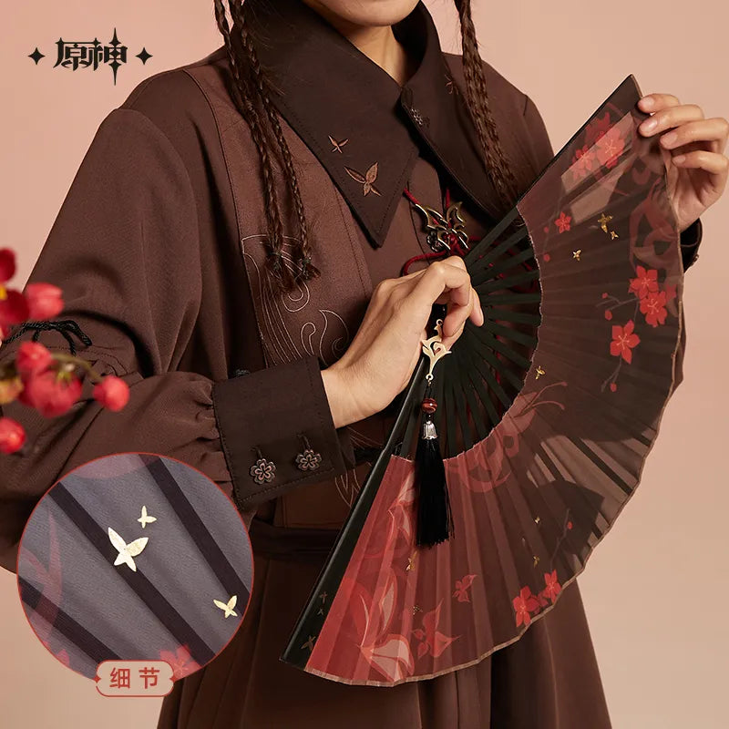 Genshin Impact Hutao Theme Series Folding Fan