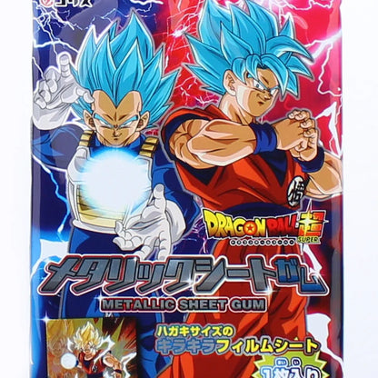 Metallic Dragonball Super Gum (w/ collection laser card)