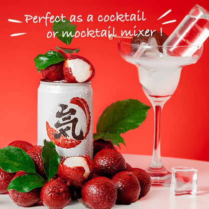 Mini can sparkling water (Lychee Fizzy)