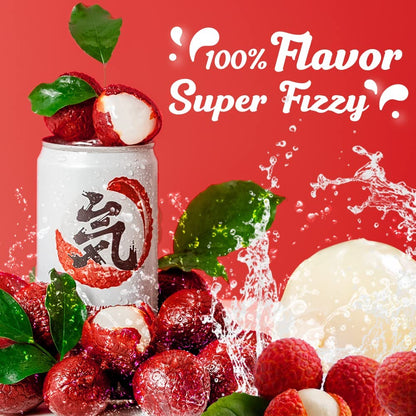 Mini can sparkling water (Lychee Fizzy)