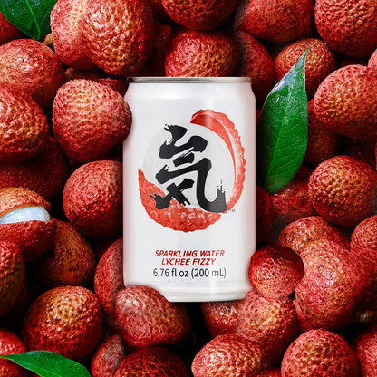 Mini can sparkling water (Lychee Fizzy)