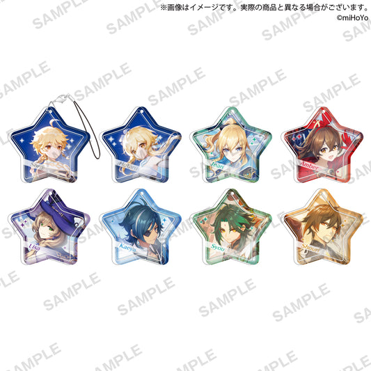 Genshin Impact Jewel Acrylic Strap Full set Bushiroad Creative Capsule Toy Gashapon