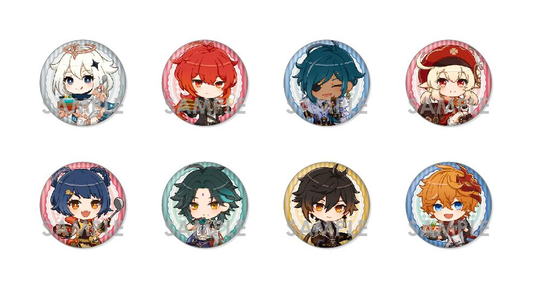 Sol International Mystery Box Genshin Impact Chibi Badge