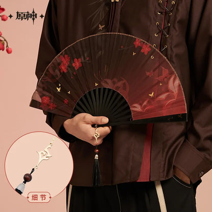 Genshin Impact Hutao Theme Series Folding Fan
