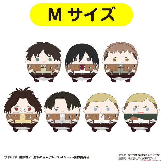 Attack on Titan Fuwakororin M Size Plush 2